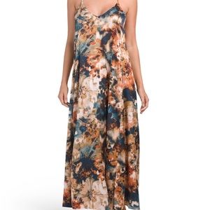 The Nicole Miller Satin Floral dress. Size XS